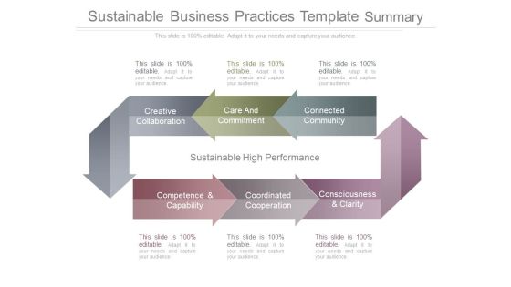 Sustainable Business Practices Template Summary Sustainable Business Practices Template Summary