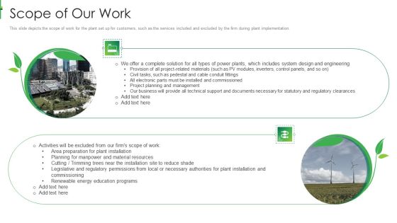 Sustainable Energy Scope Of Our Work Background PDF Sustainable Energy Scope Of Our Work Background PDF