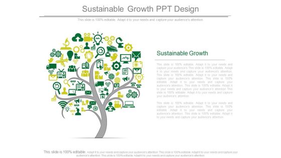 Sustainable Growth Ppt Design