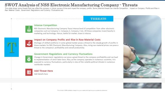 Swot Analysis Of NSS Electronic Manufacturing Company Threats Download PDF Swot Analysis Of NSS Electronic Manufacturing Company Threats Download PDF
