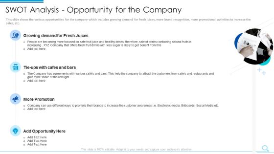 Swot Analysis Opportunity For The Company Formats PDF Swot Analysis Opportunity For The Company Formats PDF