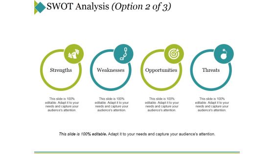 Swot Analysis Template 2 Ppt PowerPoint Presentation Show Outfit