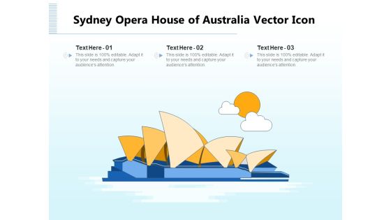 Sydney Opera House Of Australia Vector Icon Ppt PowerPoint Presentation File Background Image PDF