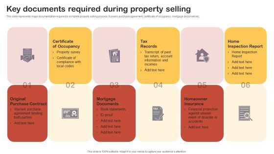 Synopsis For House Flipping Techniques Key Documents Required During Property Selling Graphics PDF