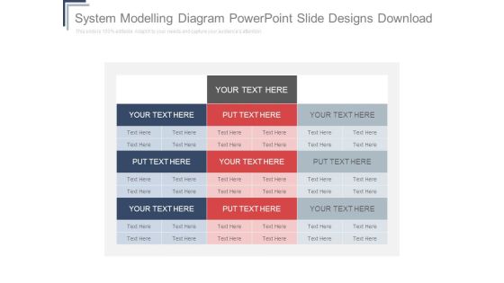 System Modelling Diagram Powerpoint Slide Designs Download System Modelling Diagram Powerpoint Slide Designs Download