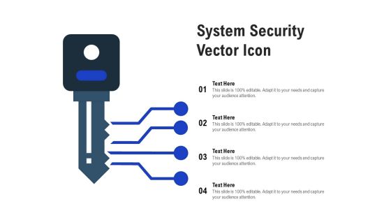 System Security Vector Icon Ppt PowerPoint Presentation Model Templates