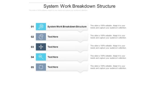 System Work Breakdown Structure Ppt PowerPoint Presentation Infographics Infographic Template Cpb Pdf System Work Breakdown Structure Ppt PowerPoint Presentation Infographics Infographic Template Cpb Pdf