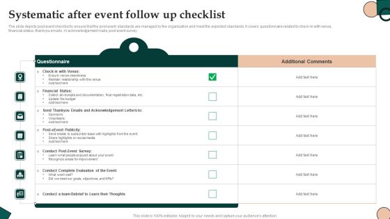 Systematic After Event Follow Up Checklist Microsoft PDF Systematic After Event Follow Up Checklist Microsoft PDF