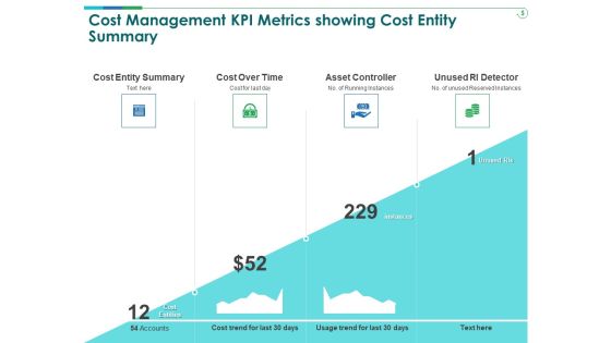 TCM Cost Management KPI Metrics Showing Cost Entity Summary Ppt Inspiration Clipart PDF TCM Cost Management KPI Metrics Showing Cost Entity Summary Ppt Inspiration Clipart PDF