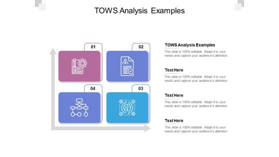 TOWS Analysis Examples Ppt PowerPoint Presentation Ideas Layout Cpb TOWS Analysis Examples Ppt PowerPoint Presentation Ideas Layout Cpb