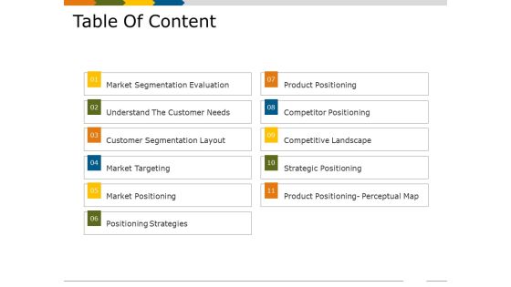 Table Of Content Ppt PowerPoint Presentation Deck Table Of Content Ppt PowerPoint Presentation Deck