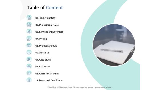 Table Of Content Ppt PowerPoint Presentation Ideas Portfolio Table Of Content Ppt PowerPoint Presentation Ideas Portfolio