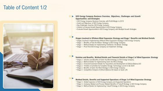 Table Of Content Sample PDF