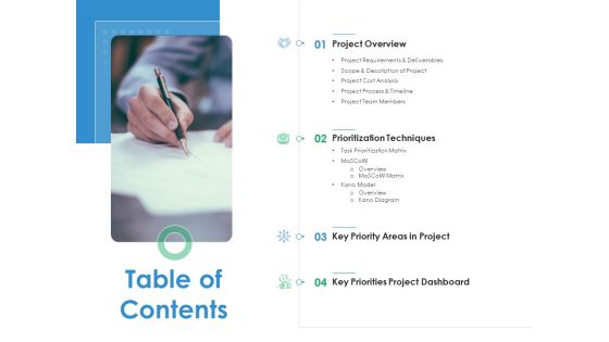 Table Of Contents Action Priority Matrix Ppt Model Ideas PDF Table Of Contents Action Priority Matrix Ppt Model Ideas PDF