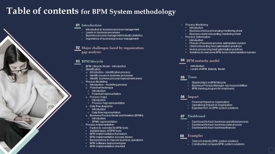 Table Of Contents For BPM System Methodology Microsoft PDF Table Of Contents For BPM System Methodology Microsoft PDF