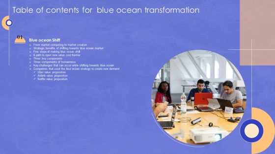 Table Of Contents For Blue Ocean Transformation Themes PDF Table Of Contents For Blue Ocean Transformation Themes PDF