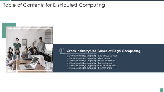 Table Of Contents For Distributed Computing Tips Background PDF Table Of Contents For Distributed Computing Tips Background PDF