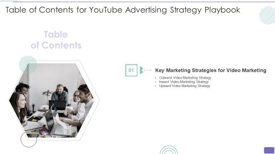 Table Of Contents For Youtube Advertising Strategy Playbook Ppt PowerPoint Presentation Icon Deck PDF Table Of Contents For Youtube Advertising Strategy Playbook Ppt PowerPoint Presentation Icon Deck PDF