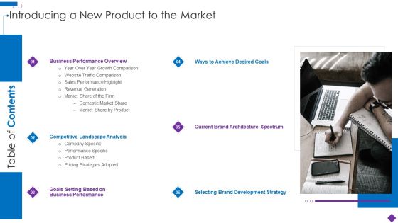 Table Of Contents Introducing A New Product To The Market Mockup PDF Table Of Contents Introducing A New Product To The Market Mockup PDF