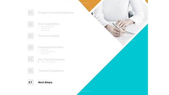 Table Of Contents Next Steps Ppt PowerPoint Presentation Infographics Brochure Table Of Contents Next Steps Ppt PowerPoint Presentation Infographics Brochure