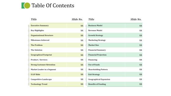 Table Of Contents Ppt PowerPoint Presentation Infographics Mockup Table Of Contents Ppt PowerPoint Presentation Infographics Mockup