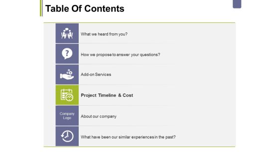 Table Of Contents Template 4 Ppt PowerPoint Presentation File Background Images