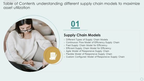 Table Of Contents Understanding Different Supply Chain Models To Maximize Asset Utilization Download PDF Table Of Contents Understanding Different Supply Chain Models To Maximize Asset Utilization Download PDF