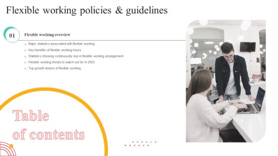 Tables Of Content Flexible Working Policies And Guidelines Inspiration PDF Tables Of Content Flexible Working Policies And Guidelines Inspiration PDF