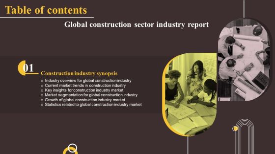 Tables Of Content Global Construction Sector Industry Report Inspiration PDF Tables Of Content Global Construction Sector Industry Report Inspiration PDF