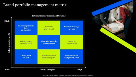 Tactical Approach To Enhance Brand Portfolio Brand Portfolio Management Matrix Summary PDF