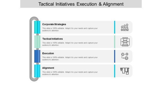 Tactical Initiatives Execution And Alignment Ppt Powerpoint Presentation Portfolio Vector