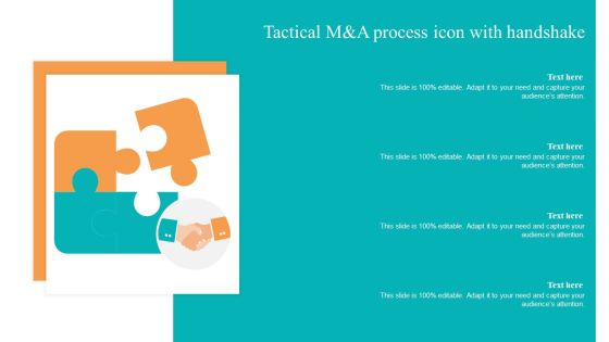 Tactical M And A Process Icon With Handshake Ppt Layouts Introduction PDF Tactical M And A Process Icon With Handshake Ppt Layouts Introduction PDF
