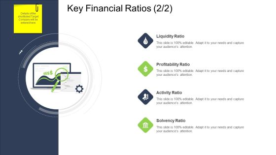 Tactical Merger Key Financial Ratios Activity Ppt Slides Objects PDF
