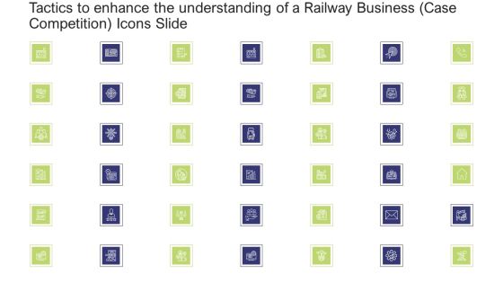 Tactics To Enhance The Understanding Of A Railway Business Case Competition Icons Slide Brochure PDF Tactics To Enhance The Understanding Of A Railway Business Case Competition Icons Slide Brochure PDF