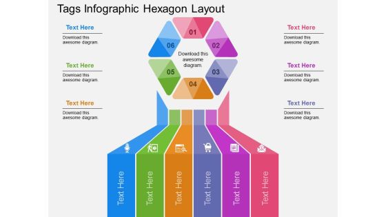 Tags Infographic Hexagon Layout Powerpoint Templates Tags Infographic Hexagon Layout Powerpoint Templates