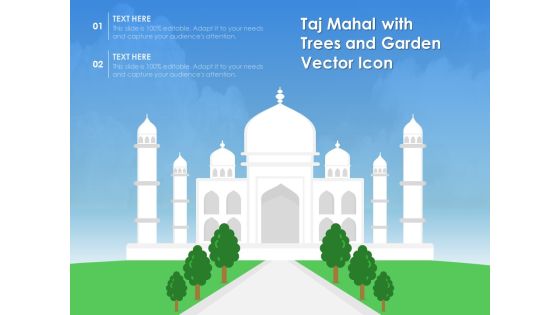 Taj Mahal With Trees And Garden Vector Icon Ppt PowerPoint Presentation File Mockup PDF Taj Mahal With Trees And Garden Vector Icon Ppt PowerPoint Presentation File Mockup PDF