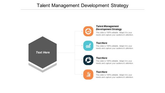 Talent Management Development Strategy Ppt PowerPoint Presentation Show Structure Cpb