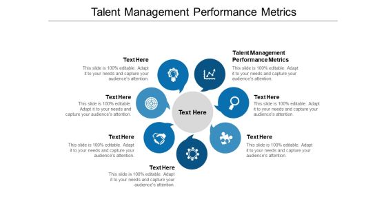 Talent Management Performance Metrics Ppt PowerPoint Presentation Inspiration Gallery Cpb