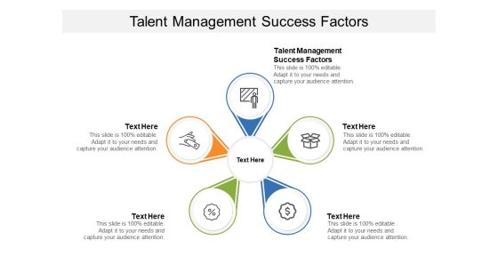 Talent Management Success Factors Ppt PowerPoint Presentation Slides Background Cpb