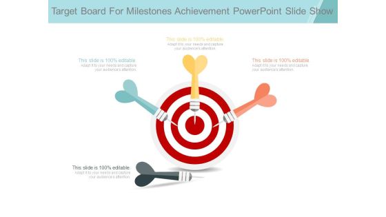 Target Board For Milestones Achievement Powerpoint Slide Show Target Board For Milestones Achievement Powerpoint Slide Show
