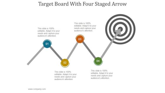 Target Board With Four Staged Arrow Ppt PowerPoint Presentation Information Target Board With Four Staged Arrow Ppt PowerPoint Presentation Information
