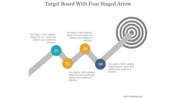 Target Board With Four Staged Arrow Ppt PowerPoint Presentation Show Target Board With Four Staged Arrow Ppt PowerPoint Presentation Show