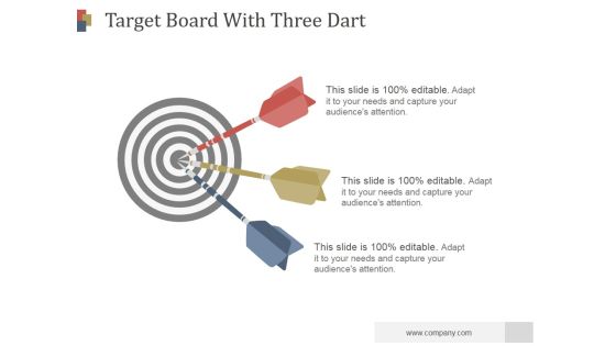 Target Board With Three Dart Ppt PowerPoint Presentation Design Ideas Target Board With Three Dart Ppt PowerPoint Presentation Design Ideas