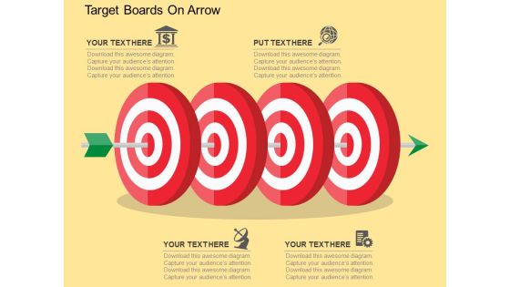 Target Boards On Arrow Powerpoint Templates Target Boards On Arrow Powerpoint Templates