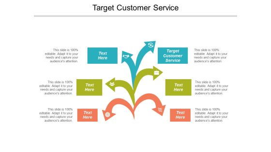 Target Customer Service Ppt Powerpoint Presentation Summary Sample Cpb