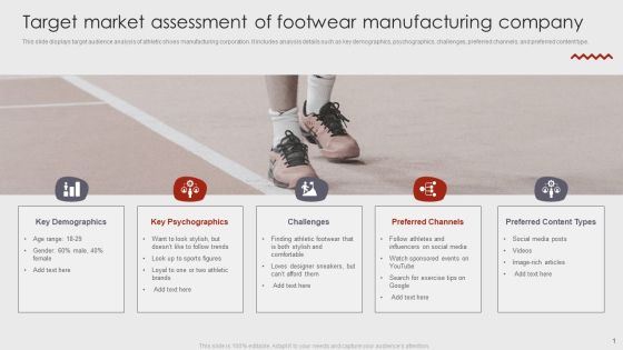 Target Market Assessment Of Footwear Manufacturing Company Elements PDF Target Market Assessment Of Footwear Manufacturing Company Elements PDF