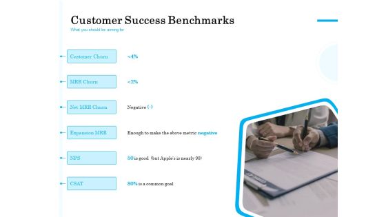 Target Market Segmentation Customer Success Benchmarks Ppt PowerPoint Presentation Styles Background PDF