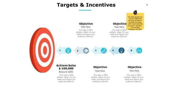 Targets And Incentives Goals Ppt PowerPoint Presentation Infographics Graphics Tutorials