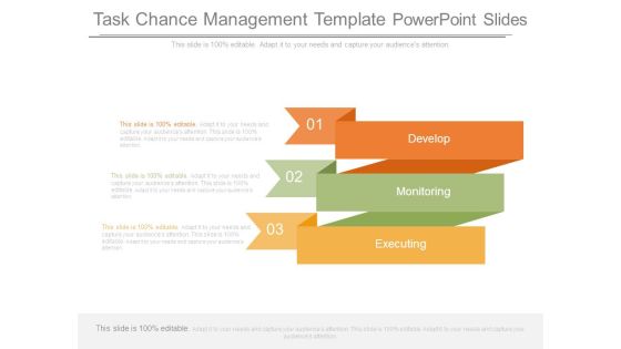 Task Chance Management Template Powerpoint Slides Task Chance Management Template Powerpoint Slides