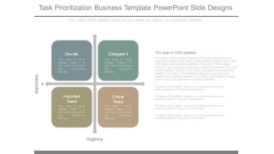 Task Prioritization Business Template Powerpoint Slide Designs Task Prioritization Business Template Powerpoint Slide Designs
